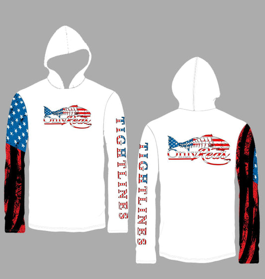 🔥OnlyReds Performance Fishing Shirts Hooded - Vented Edition 🔥