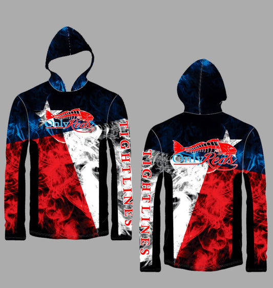 🔥OnlyReds Performance Fishing Shirts Hooded - Vented Edition 🔥