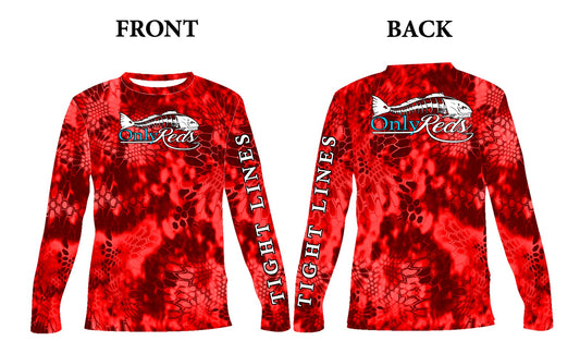 🔥🔥 OnlyReds Dri-Fit Non-Hoodie Vented Fishing Shirt 🔥🔥